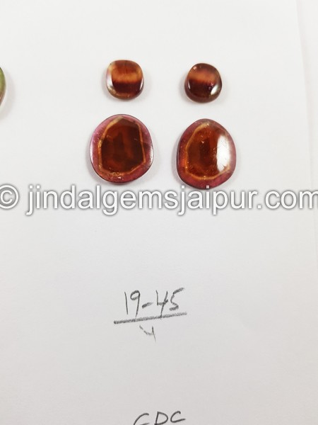 Watermelon Tourmaline Smooth Slices